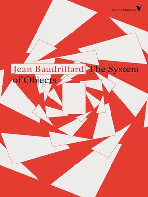 The System of Objects - ebook